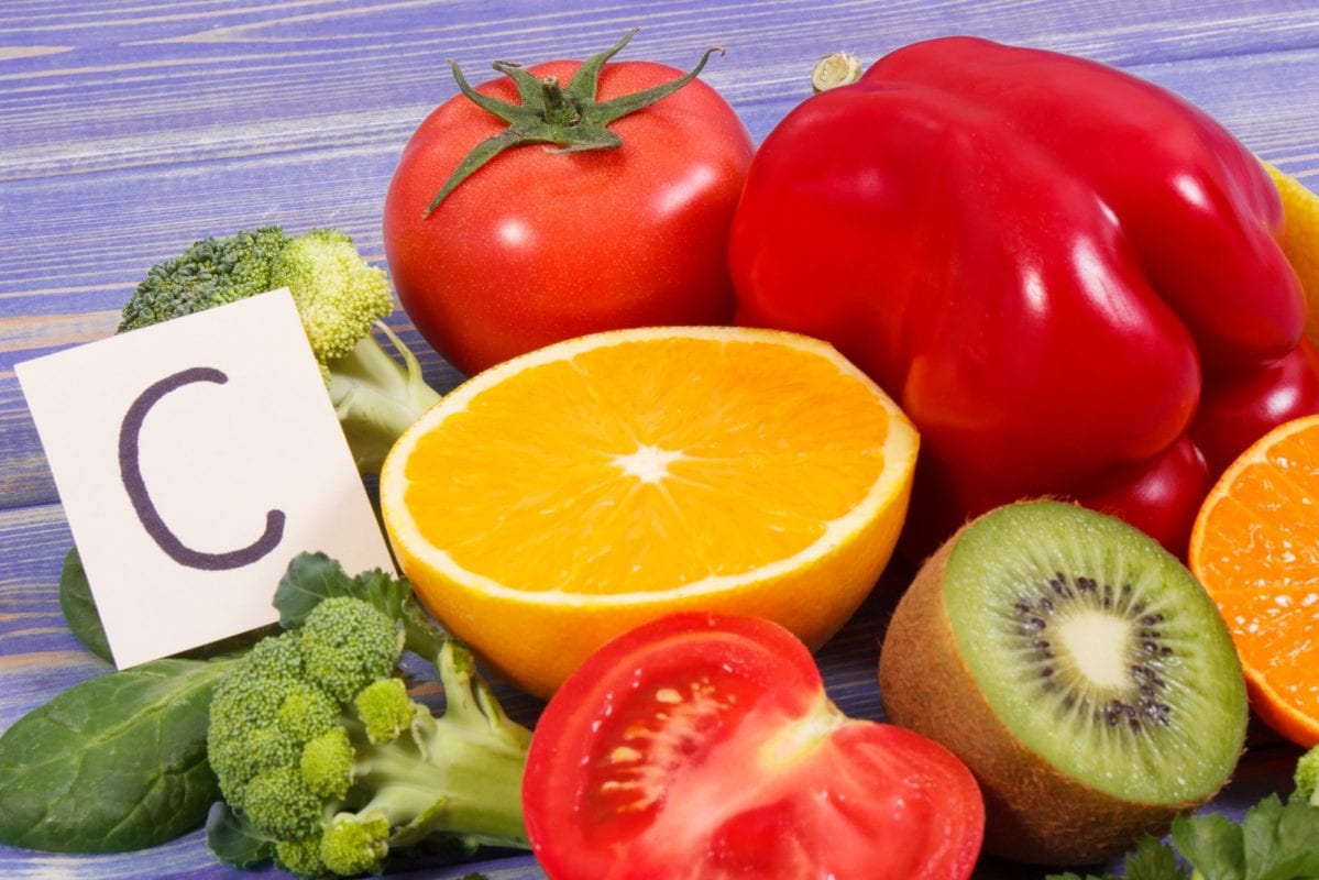 Fruits and vegetables as sources vitamin C, dietary fiber and minerals